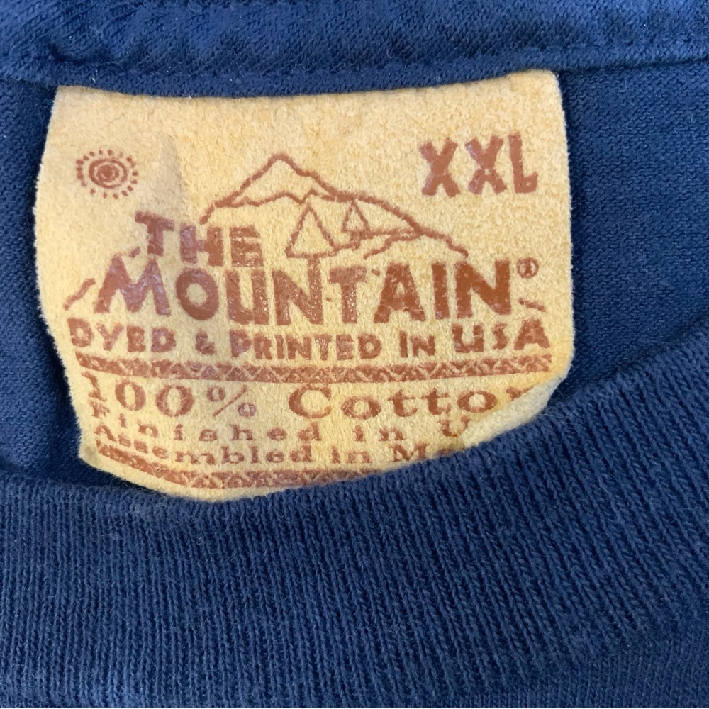 The Mountain Vintage Big Cat Long Sleeve Crew Neck Tie-Dye Shirt. Men  Size XXL. - Picture 5 of 5